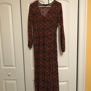 Paisley maxi dress